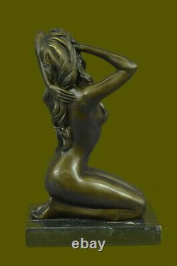 Érotique Chair Femme Nue Artisanal Décor Art Bronze Sculpture Statue Figurine