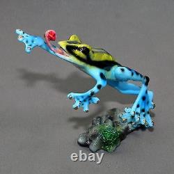 FIGURINE SCULPTURE GRENOUILLE EN BRONZE STATUE ART grenouilles amphibiennes fantastiques