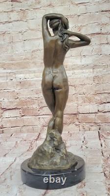 Femelle Chair Bronze Sculpture Statue Signée Mavchi Art Abstrait Figurine Solde