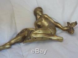 Femme bronze art deco ancien