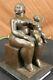 Fernando Botero Mère Et Enfant Art Bronze Sculpture Signé, Collector Solde