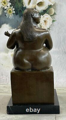 Fernando Botero Mère Et Enfant Art Bronze Sculpture Signée, Collectionneur