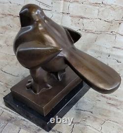 Fonte Bronze Botero Oiseau Art Statue Sculpture Moderne Abstrait Décor Affaire