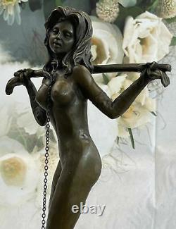 Fonte Érotique Art Sexuelle Bronze Sculpture Par Allemand Artiste Preiss Art