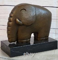 Fonte Salvador Dali Abstrait Art Moderne Éléphant Bronze Sculpture Figurine Nr