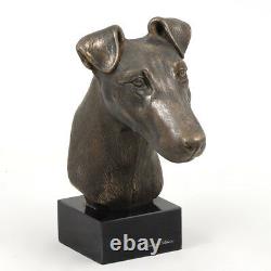 Fox-terrier à poil lisse, buste de chien, édition limitée, Art Dog FR