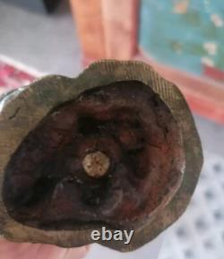 GUERO, Sculpture art déco bronze Homme à la pioche signée 1930