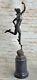 Grand Bronze Statue Mercury Hermes Art Figurine Fonte Figurine Grec Mythologie