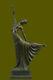 Grand Dimitri Chiparus Danseuse Art Déco Bronze Sculpture Marbre Base Lr