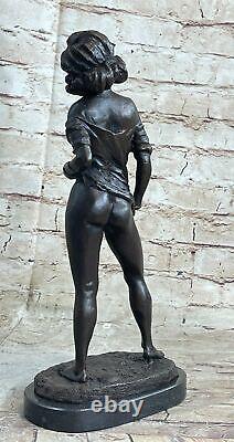 Grand Érotique Nu Femme Bronze Sculpture Nue Figurine Érotique Art et Décoration