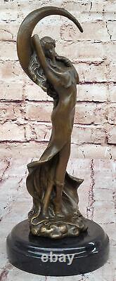 Grec Mythologie Bronze Sculpture Statue Art Décor Vénus Nouveau Fonte