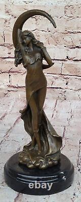 Grec Mythologie Bronze Sculpture Statue Art Décor Vénus Nouveau Fonte