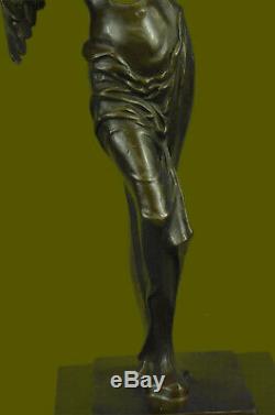 Hommage à Dali par Heavenly Abstrait Art Moderne Ange Bronze Sculpture Figurine