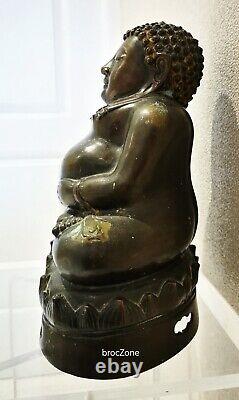 Imposant bronze Bouddha Phra Sangkachai art d'Asie