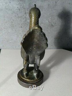 Islamic Art Bronze Bird Qajar Persian Middle Eastern Sculpture 19th Perse Orient