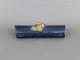 Jean Pierre Baldini Bronze Box, Vintage 1990s, Blue & Gold Sculpture, French Art