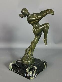 Le Verrier Max (1891-1973) Elégante danseuse Mascotte Art-déco