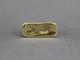 Monique Gerber Bronze Sculpture, Vintage 1970s, Gold Bar Paperweight, France Art