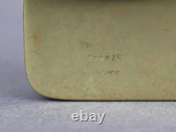 MONIQUE GERBER bronze sculpture, Vintage 1970s, Gold bar paperweight, France art