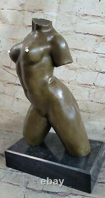 Maillol Tribute Bronze Sculpture Beau Torse Art Figurine Statue