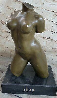 Maillol Tribute Bronze Sculpture Beau Torse Art Figurine Statue