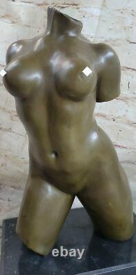 Maillol Tribute Bronze Sculpture Beau Torse Art Figurine Statue