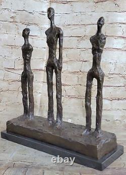 Main Bronze Debout Hommes Statue Famous Suisse Sculpture Domestique Art Cadeau