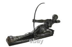 Marcel André Bouraine Bronze Sculpture Penthesilea Amazone Art Deco Susse Paris