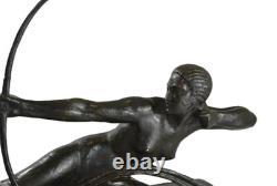 Marcel André Bouraine Bronze Sculpture Penthesilea Amazone Art Deco Susse Paris