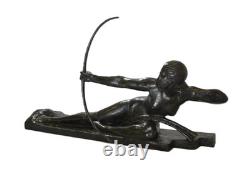 Marcel André Bouraine Bronze Sculpture Penthesilea Amazone Art Deco Susse Paris