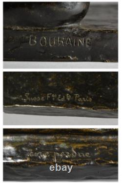 Marcel André Bouraine Bronze Sculpture Penthesilea Amazone Art Deco Susse Paris