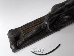 Marcel André Bouraine Bronze Sculpture Penthesilea Amazone Art Deco Susse Paris