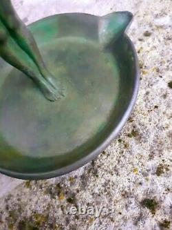 Max le verrier Sculpture Statue Baguier Bronze Regule Art Deco Annees 30