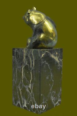 Mignon Animal Bronze Sculpture The Panda Créé Par Milo Fonte Figurine Art