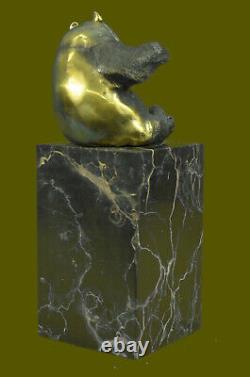 Mignon Animal Bronze Sculpture The Panda Créé Par Milo Fonte Figurine Art