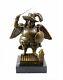 Moderne Art Bronze Sculpture Archange Avec Chapeau De Botero