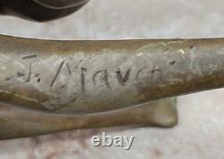 Neuf Bronze Sculpture Chair Art Statue, Femelle Art Érotique Qualité Décor Ouvre