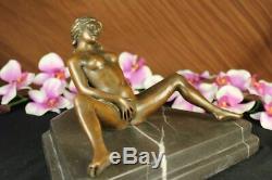 Nouveau Bronze Sculpture Nude Art Sex Statue, Femelle Sexuelle Érotique Qualité