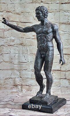 Nu Abstrait Homme Rodin Bronze Sculpture Statue Art Moderne Marbre Figurine Larg
