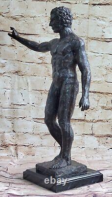 Nu Abstrait Homme Rodin Bronze Sculpture Statue Art Moderne Marbre Figurine Larg