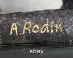 Nu Abstrait Homme Rodin Bronze Sculpture Statue Art Moderne Marbre Figurine Larg