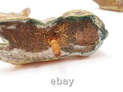 Paire Serre-livres Sculpture Animal Biches Couchées bronze Art Déco Grec