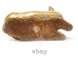 Paire Serre-livres Sculpture Animal Biches Couchées bronze Art Déco Grec