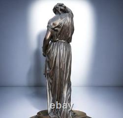 Pendule Sculpture Bronze Aimé Millet Art Nouveau