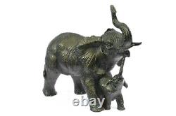 Rembrandt Bugatti Art Déco Éléphant Bronze Sculpture Cubism Wild Vie Statue Lrg