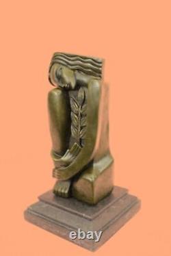 Salvador Dali Art Contemporain Hommage Bronze Statue / Sculpture Marbre Figurine