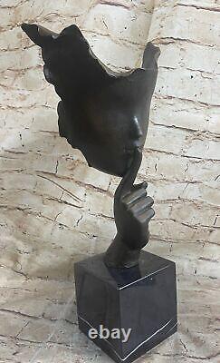 Salvador Dali Art Contemporain Hommage Bronze Statue / Sculpture Marbre Ouvre