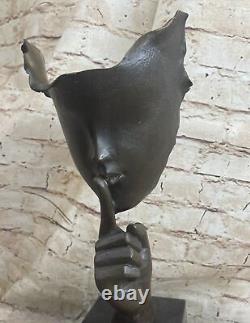 Salvador Dali Art Contemporain Hommage Bronze Statue / Sculpture Marbre Ouvre