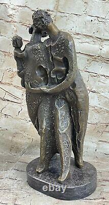 Salvador Dali Art Contemporain Hommage Bronze Statue / Sculpture Marbre Solde