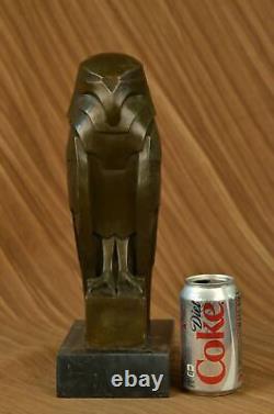 Salvador Dali Tribute Abstrait Art Moderne Hibou Bronze Sculpture Marbre Statue